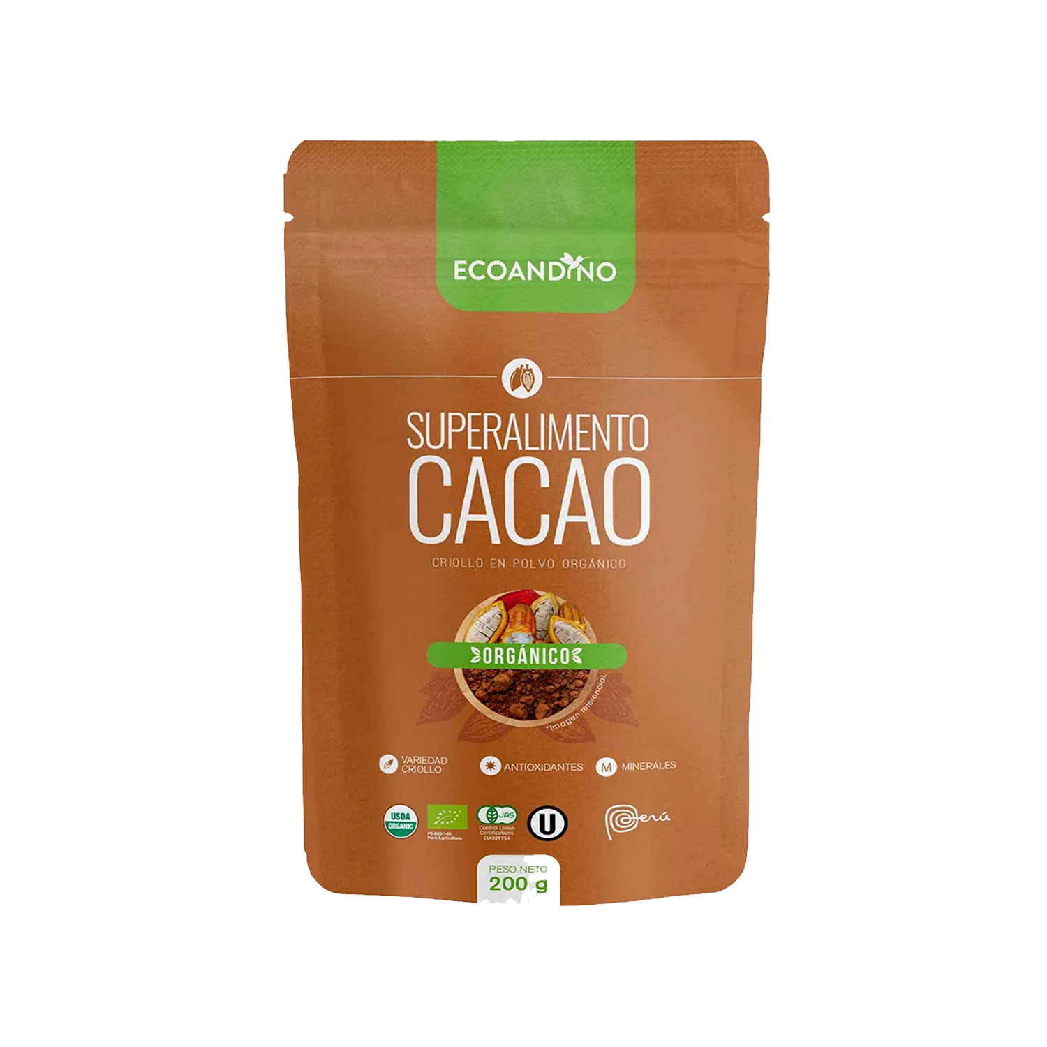 Cacao en Polvo 200g