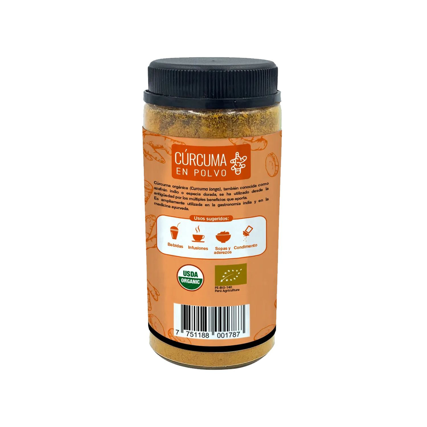 Cúrcuma Orgánica en Polvo 55g - Imagen 2