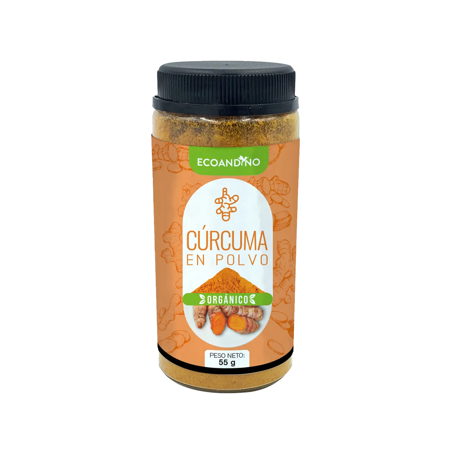 Cúrcuma Orgánica en Polvo 55g