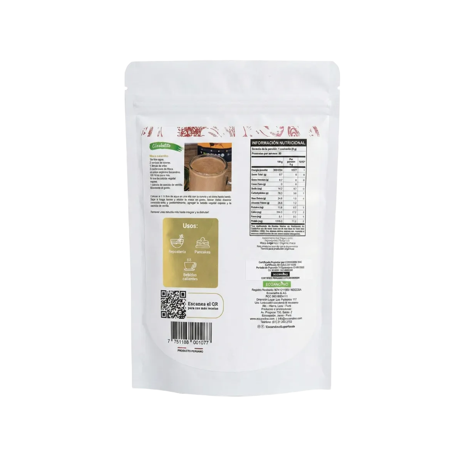 Maca en Polvo Orgánico 250g - Imagen 2