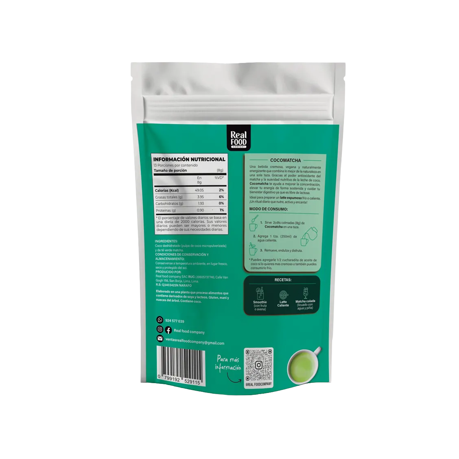 Coco Matcha 100gr - Imagen 2