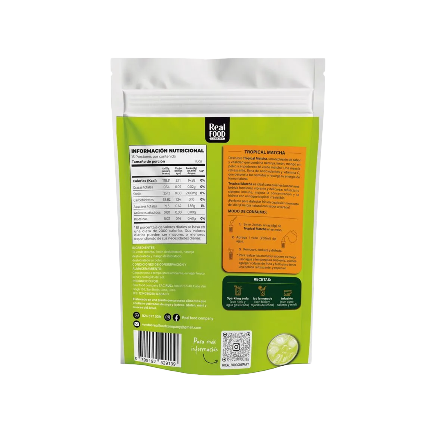 Tropical Matcha 100gr - Imagen 2