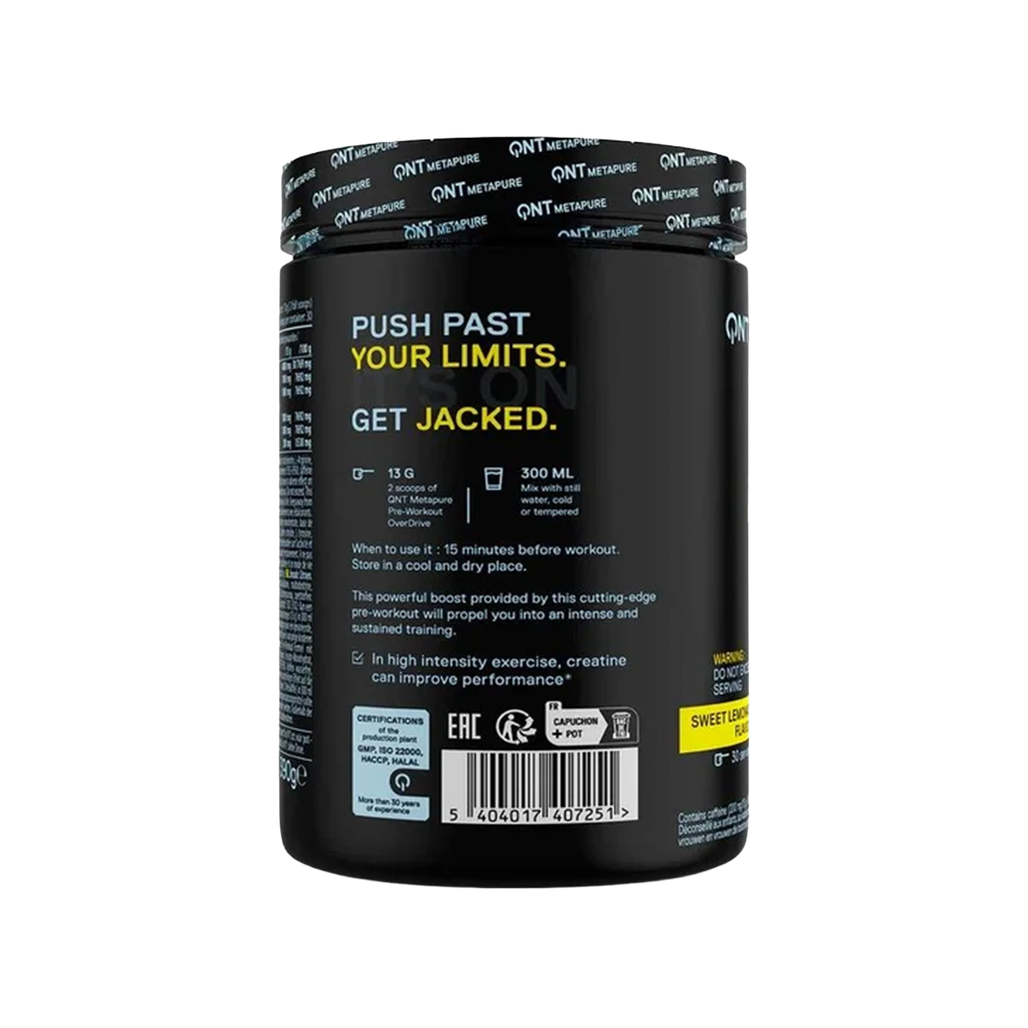 Pre-Workout 390gr - Imagen 3