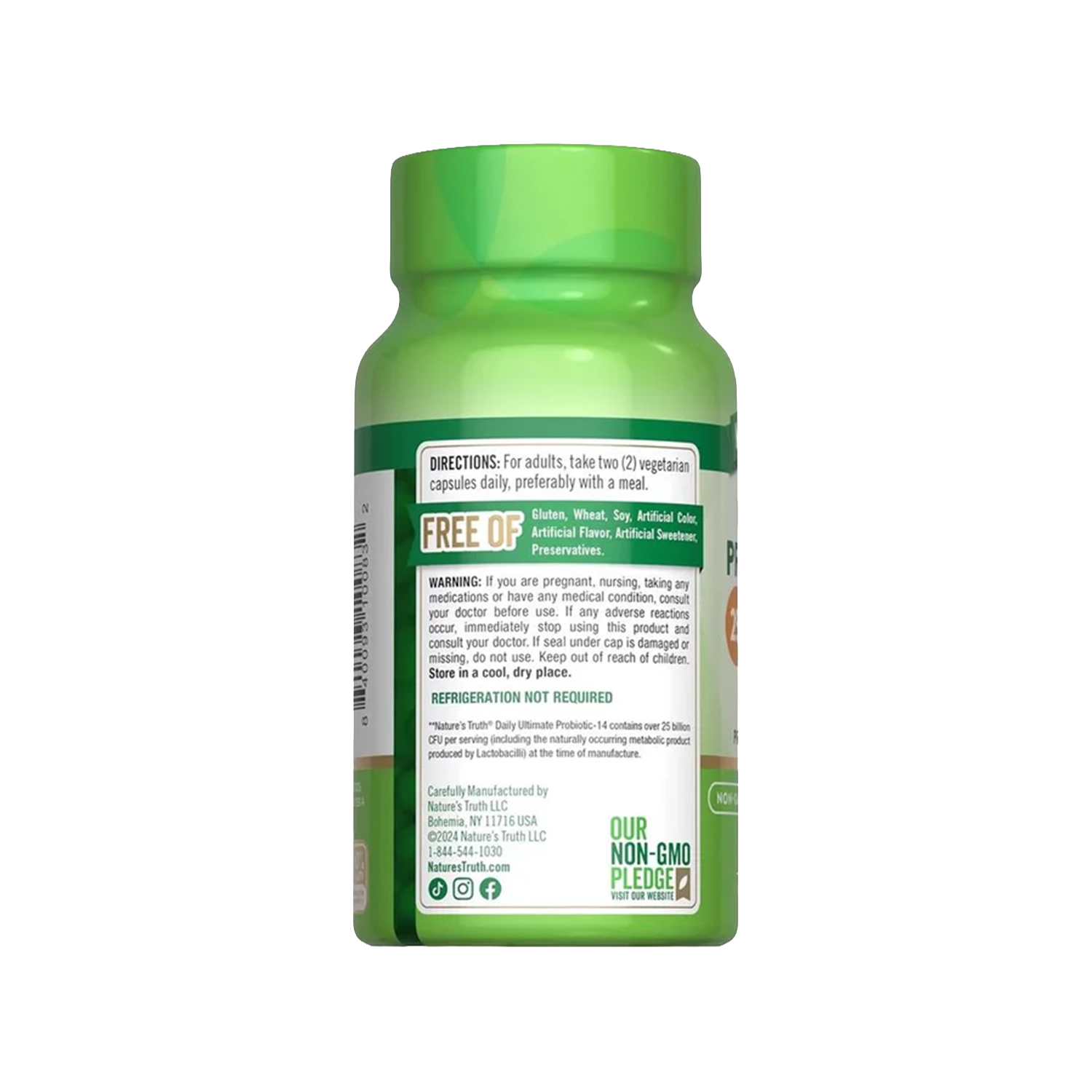Probiotic 25 Billion CFU (60 Caps) - Imagen 2