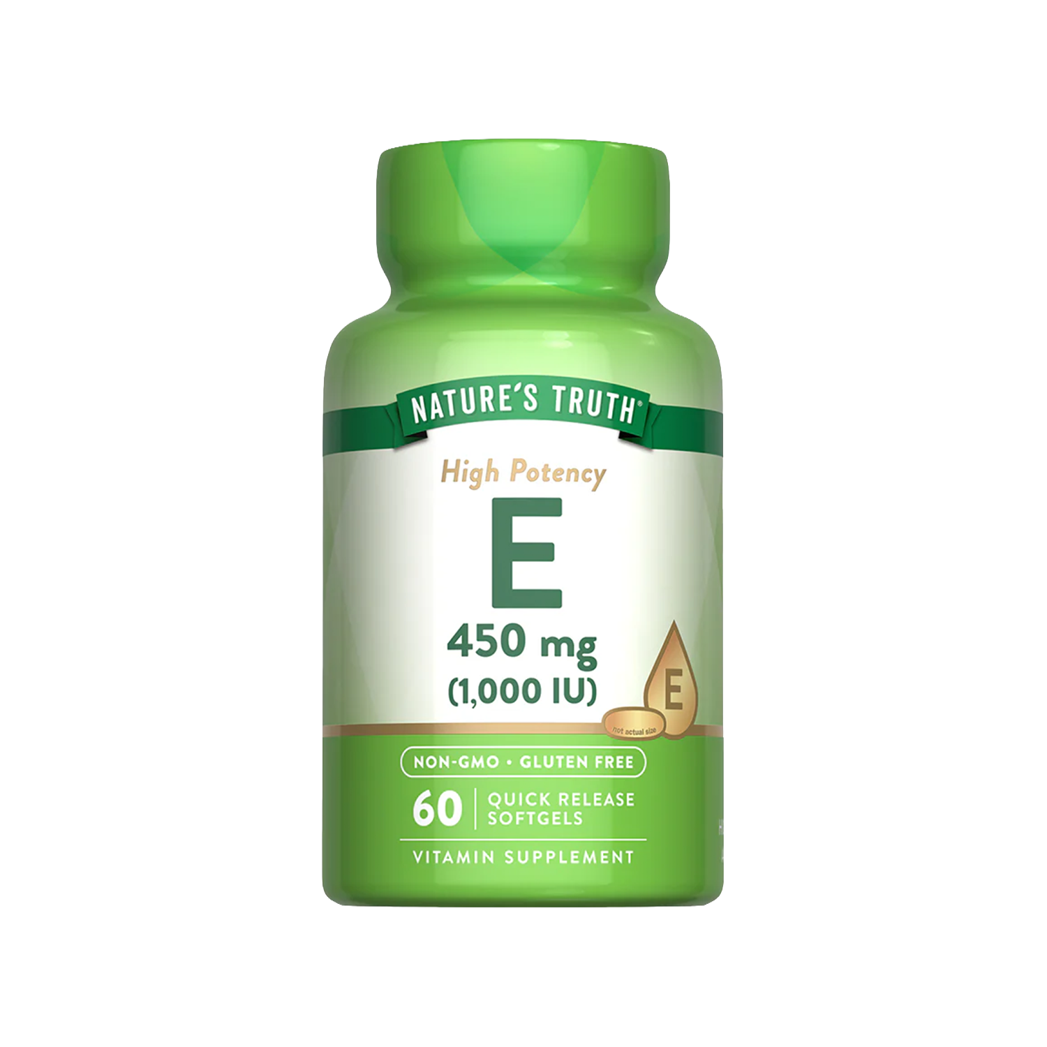 Vitamina E 1,000 IU (60 Softgels)