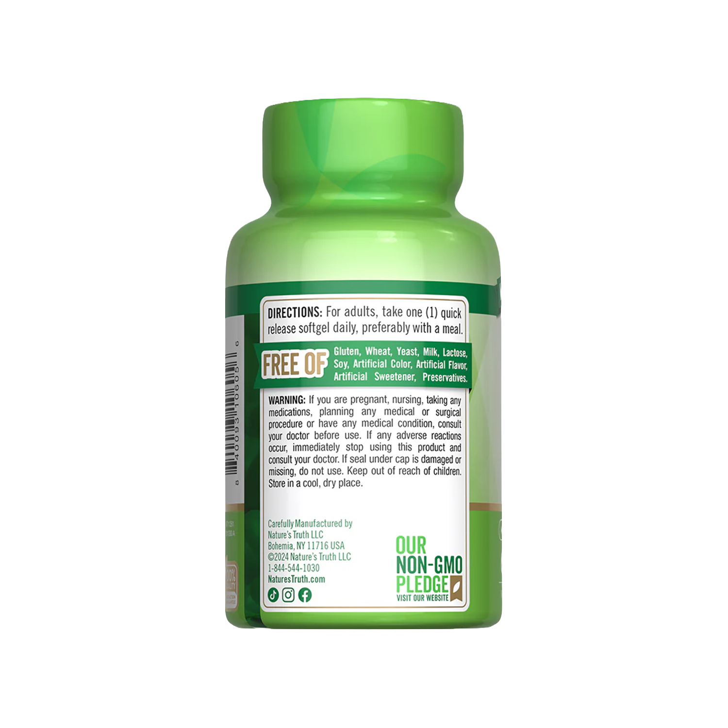 Vitamina E 1,000 IU (60 Softgels) - Imagen 2