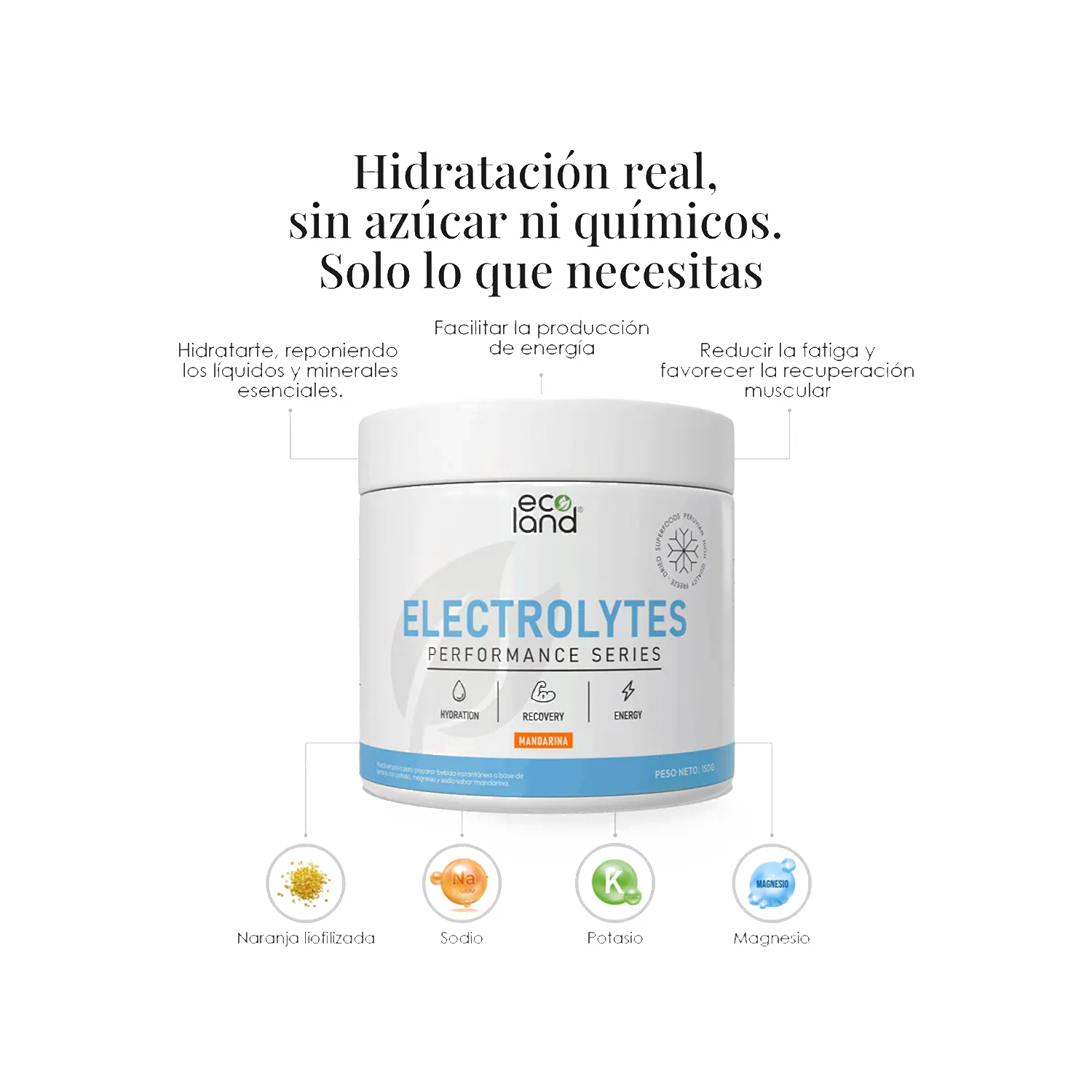 Electrolytes Mandarina 150g - Imagen 2